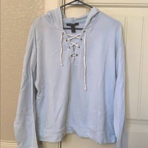 Lace-up, Long sleeve with hoodie